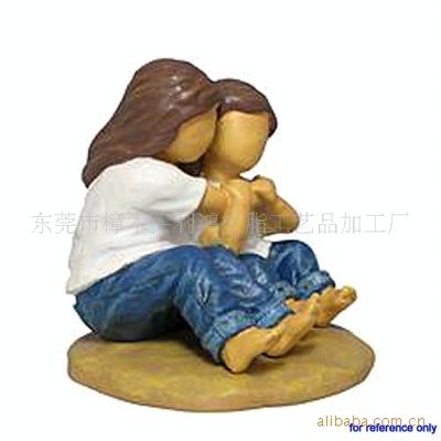 【供應樹脂(POLY) 抽象人物擺飾 樹脂工藝 家居擺件 情人節禮品】價格,廠家,圖片,塑料、樹脂工藝品,東莞市樟木頭利鴻樹脂工藝品加工廠-